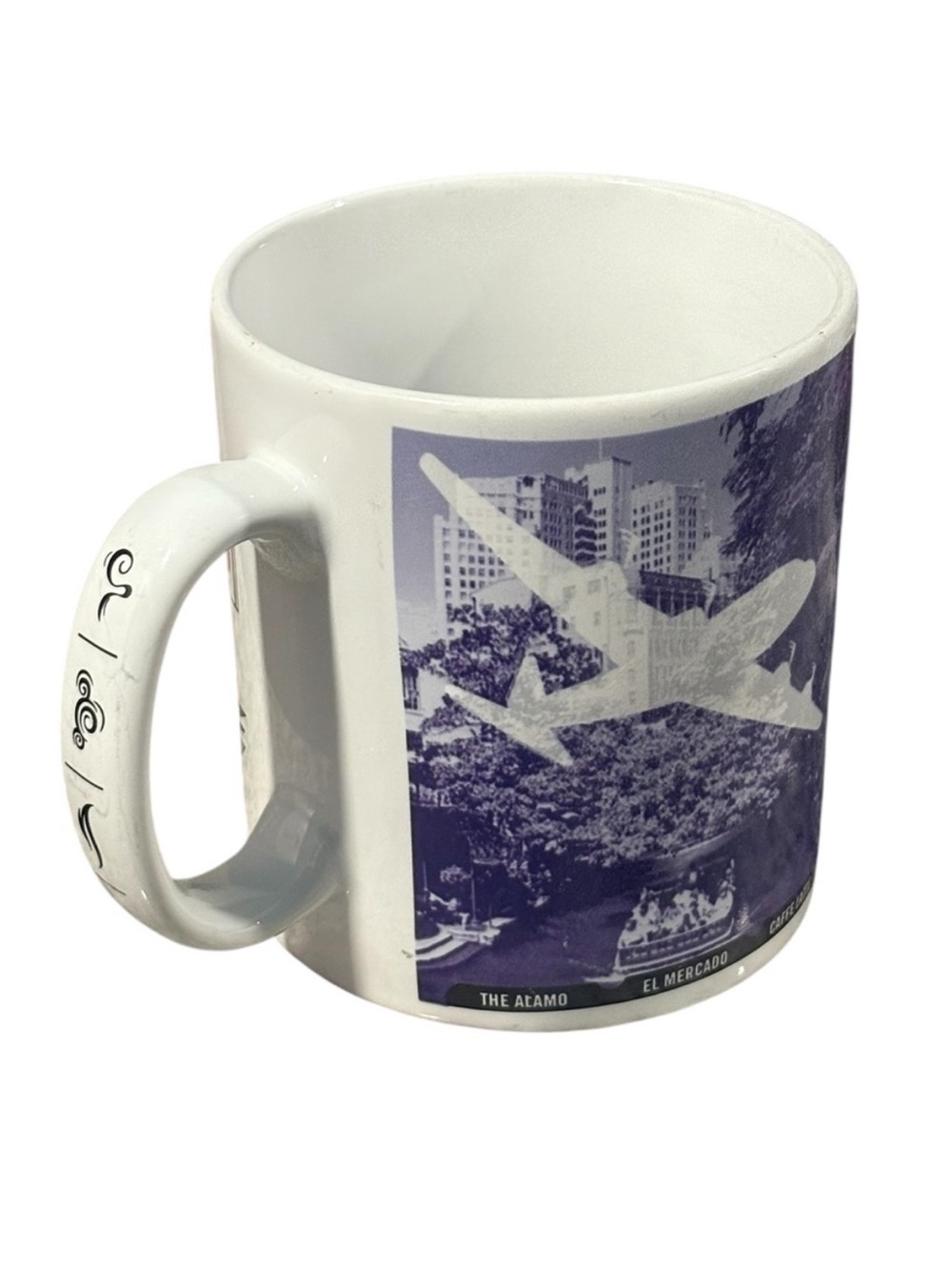 Vintage 1999 Starbucks San Antonio Texas Coffee Mug The Alamo Riverwalk - Picture 4 of 7